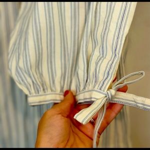 DÔEN Striped Shirt Dress